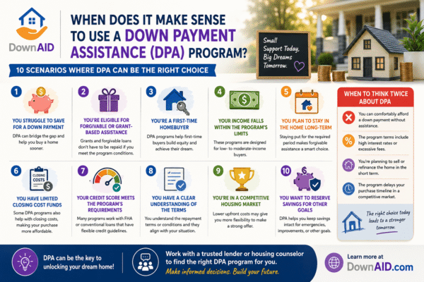 When Does a Down Payment Assistance (DPA) Program Make Sense for a Borrower?