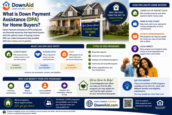 What is Down Payment Assistance (DPA) for Home Buyers?