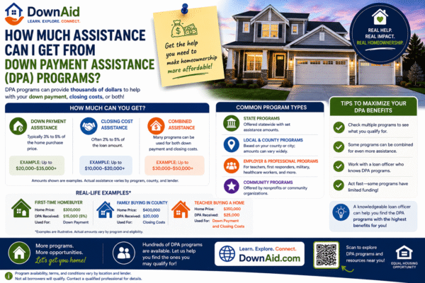 How Much Assistance Can I Get from Down Payment Assistance (DPA) Programs?