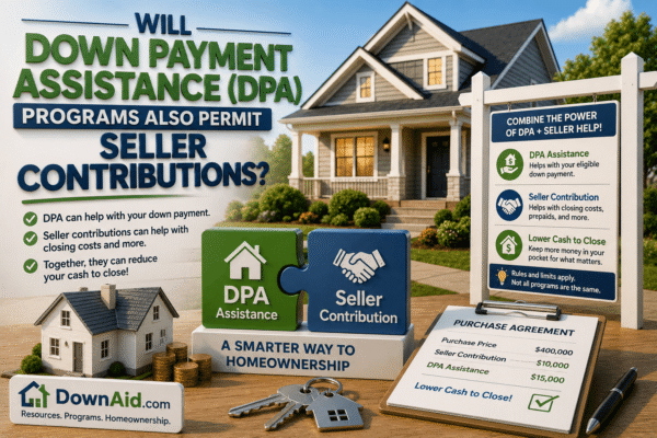 Will Down Payment Assistance (DPA) Programs Also Permit Seller Contributions?